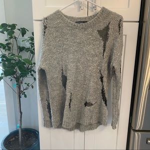 Choose Love torn sweater NWOT 🧡